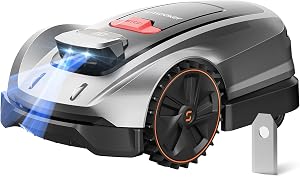 Sunseeker X3 Plus Robot Lawn Mower, Wire-Free Robotic Mower for 0.3 Acre, RTK + Vision AI