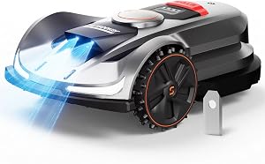 Sunseeker X7 Wireless Robot Lawn Mower 0.75 Acre/ 32,000Sq. Ft, with Smart APP Control, Vi