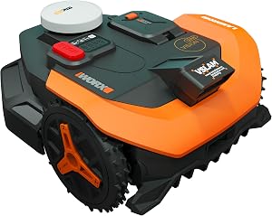 WORX Landroid Vision Cloud Robot Lawn Mower, No Perimeter Wire Robot Mower for 1/2 Acre, A